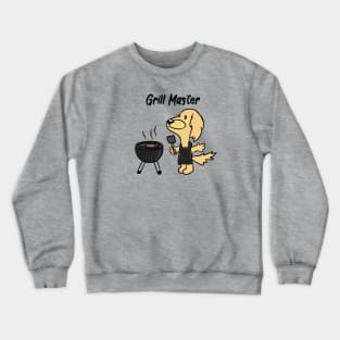 Grill Master Golden Retriever Dog Crewneck Sweatshirt